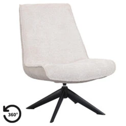 Fauteuil Nora - Crème