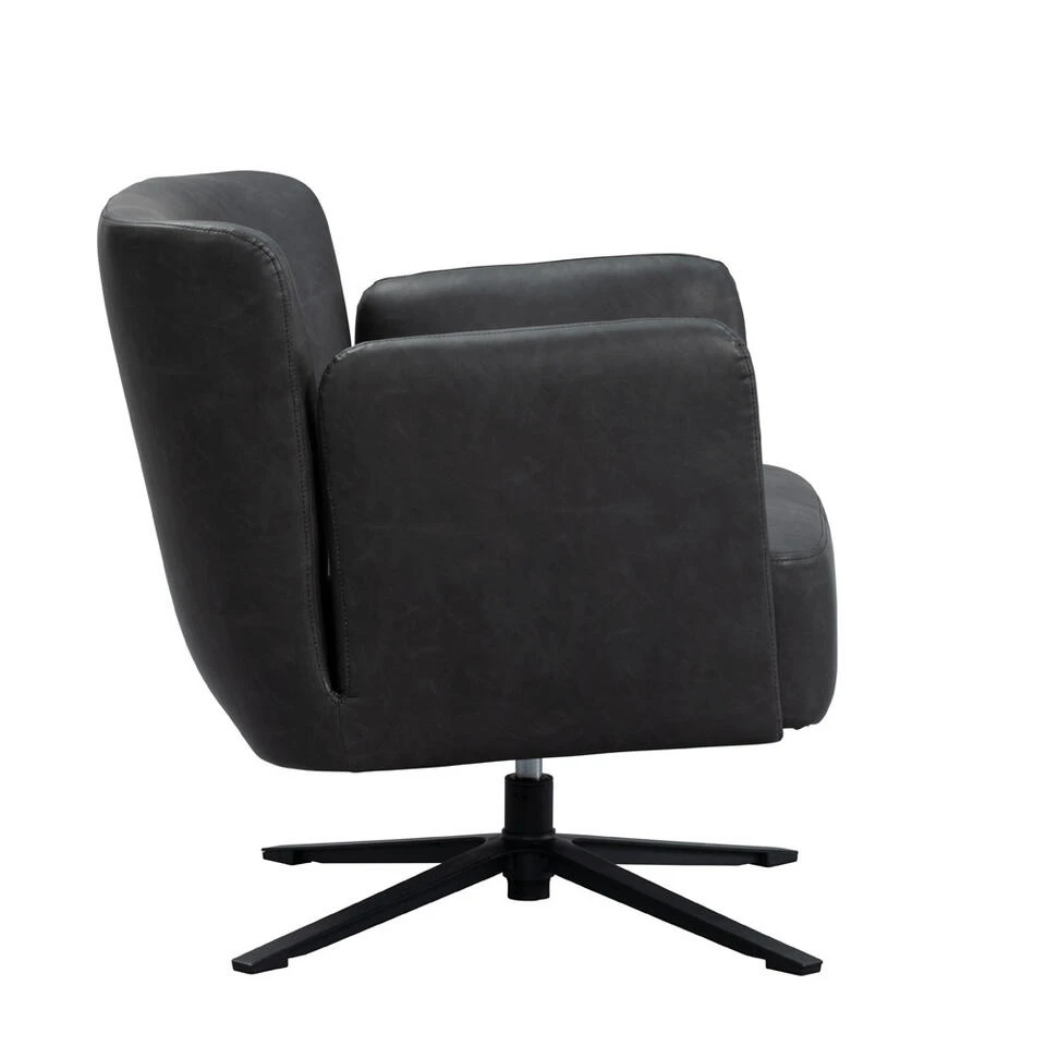 Fauteuil Sam - Zwart 4 Fauteuil Sam - Zwart - Afbeelding 4