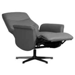 Relaxfauteuil Boaz -elektrisch Verstelbaar - Antraciet -Leen Bakker Fauteuils 10202140 0811 01