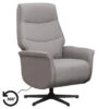 Relaxfauteuil Boaz Lederlook - Elektrisch Verstelbaar - Taupe