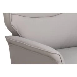 Relaxfauteuil Boaz Lederlook - Elektrisch Verstelbaar - Taupe -Leen Bakker Fauteuils 10202150 9001