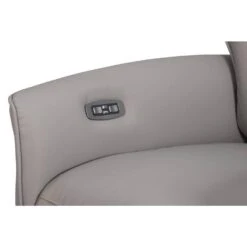 Relaxfauteuil Boaz Lederlook - Elektrisch Verstelbaar - Taupe -Leen Bakker Fauteuils 10202150 9002