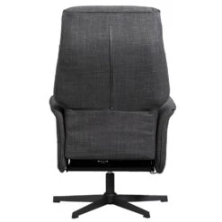 Relaxfauteuil Boaz Stof - Elektrisch Verstelbaar - Antraciet -Leen Bakker Fauteuils 10202151 0900