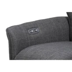 Relaxfauteuil Boaz Stof - Elektrisch Verstelbaar - Antraciet -Leen Bakker Fauteuils 10202151 9002