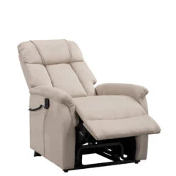 Relaxfauteuil Colorado - Sta-op - Beige -Leen Bakker Fauteuils 10205540 0810
