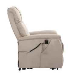 Relaxfauteuil Colorado - Sta-op - Beige -Leen Bakker Fauteuils 10205540 8000