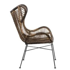 Fauteuil Jasmine - Rotan/metaal - Bruin 7 Fauteuil Jasmine - Rotan/metaal - Bruin -Leen Bakker Fauteuils 10207008 8000