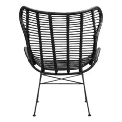 Fauteuil Jasmine - Rotan - Zwart 6 Fauteuil Jasmine - Rotan - Zwart -Leen Bakker Fauteuils 10207009 0900