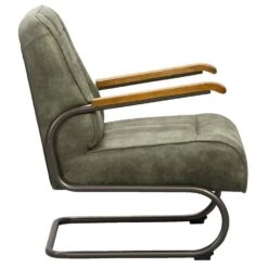 Fauteuil Ivar - Stof - Olijfgroen -Leen Bakker Fauteuils 10207512 8000