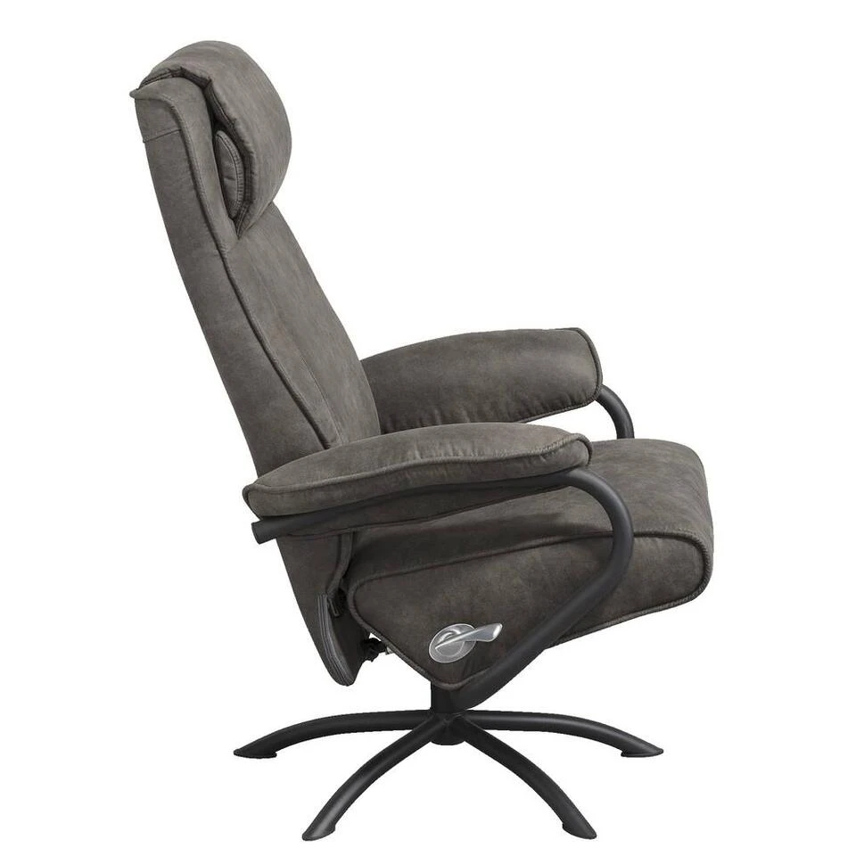 Relaxfauteuil Vic - Antraciet 3 Relaxfauteuil Vic - Antraciet - Afbeelding 3