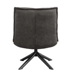 Fauteuil Clayton - Antraciet -Leen Bakker Fauteuils 10209640 0900