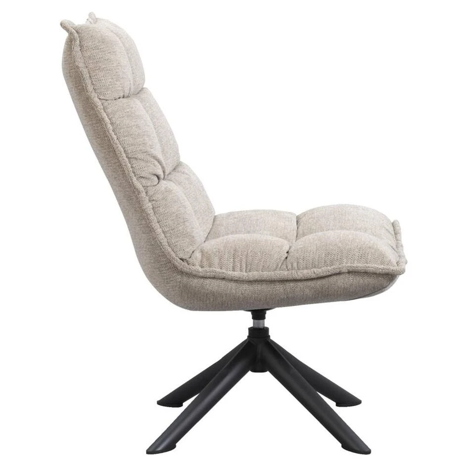 Fauteuil Clayton - Taupe 4 Fauteuil Clayton - Taupe - Afbeelding 4
