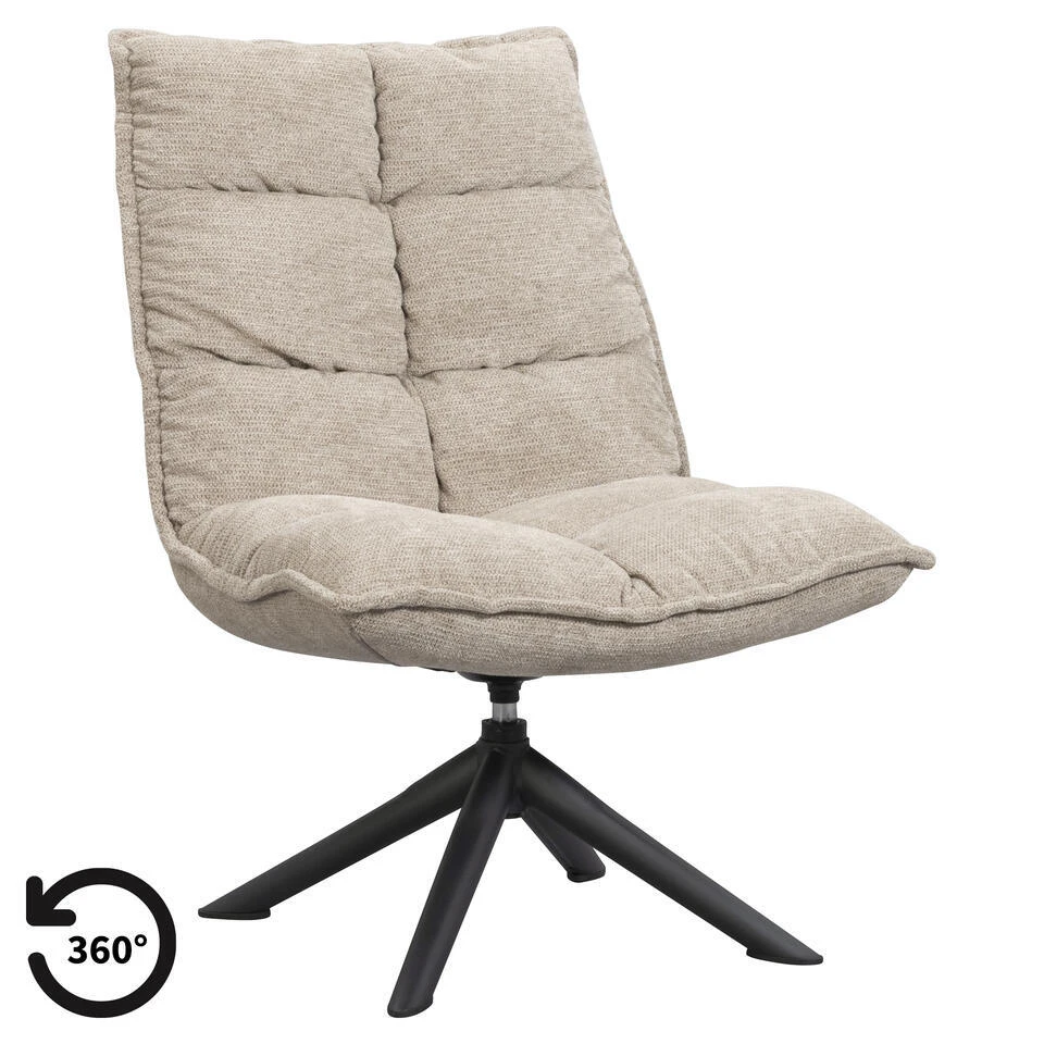 Fauteuil Clayton - Taupe 1 Fauteuil Clayton - Taupe