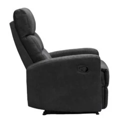Relaxfauteuil Jackson - Stof - Zwart 7 Relaxfauteuil Jackson - Stof - Zwart -Leen Bakker Fauteuils 10209885 8000