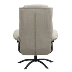Relaxfauteuil Vincent Incl. Hocker - Zand -Leen Bakker Fauteuils 10209895 0900