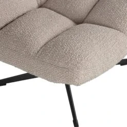 WOOOD Vinny Draaifauteuil - Bouclé - Zand - 80x75x75 10 WOOOD Vinny Draaifauteuil - Bouclé - Zand - 80x75x75 -Leen Bakker Fauteuils 12a70fefaee849fe9f165224f1f71563