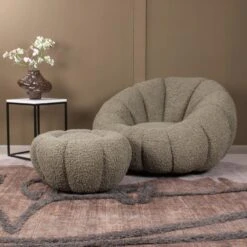 DS4U - Olivia DLX Fauteuil Teddy - Groen 9 DS4U - Olivia DLX Fauteuil Teddy - Groen -Leen Bakker Fauteuils 151d4a9a0b614215acf2dc88d8ac0579