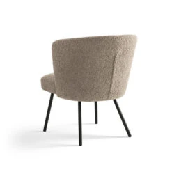 Furnihaus Fauteuil - Cindy - Boucle - Taupe - Stof - Set Van 2 -Leen Bakker Fauteuils 15b31b9ae5744f0bb97c08fe13247ac0