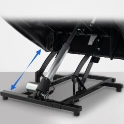 CLP Fauteuil Andover Zwart Frame - Stof - Donkergrijs -Leen Bakker Fauteuils 19a26fda55f94f019b9f7eefafff8722