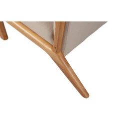 WOOOD Mark Fauteuil - Stof - Naturel - 75x67x82 -Leen Bakker Fauteuils 19a2c9d0a5b54e35b183c63a1543170a