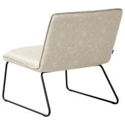 COTULLA - Fauteuil - Lichtbeige - Kunstleer -Leen Bakker Fauteuils 1ae3f91ac5ac4f55adbbc7f7f9a7a546