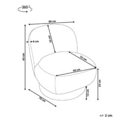 AYLO - Fauteuil - Wit - Bouclé -Leen Bakker Fauteuils 1b5d93044e134e84883d2a9f37b52479