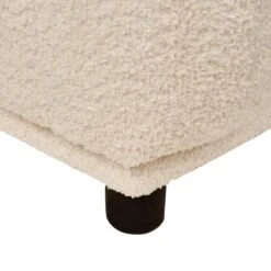 JAMSA - Fauteuil - Wit - Bouclé -Leen Bakker Fauteuils 1c39047007ce49339c05991e3902494f