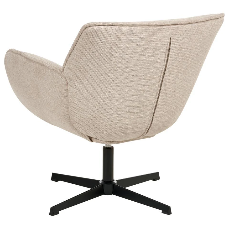AUMA - Fauteuil - Beige - Polyester 8 AUMA - Fauteuil - Beige - Polyester - Afbeelding 8