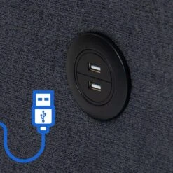 CLP Fauteuil Andover Zwart Frame - Stof - Donkergrijs -Leen Bakker Fauteuils 1d9ca47f592045a1bdd50d29446d91e4