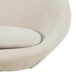 Fauteuil Beige Stof Draaibaar - Zithoogte 47cm - Eva -Leen Bakker Fauteuils 1e857af521544a8cb8019b88fec73228