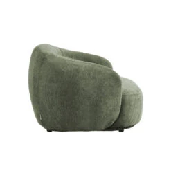 Merkloos HOME DELUXE Fauteuil CASARA Geweven Stof Donkergroen - 99 X 72 X 104 Cm -Leen Bakker Fauteuils 1f66251622f74e3094d25a20fb8b1f1e
