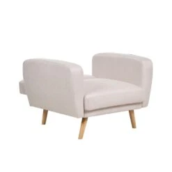 FLORLI - Fauteuil - Beige - Polyester -Leen Bakker Fauteuils 1fb3be952cdd45bf86eb7f12504d833f