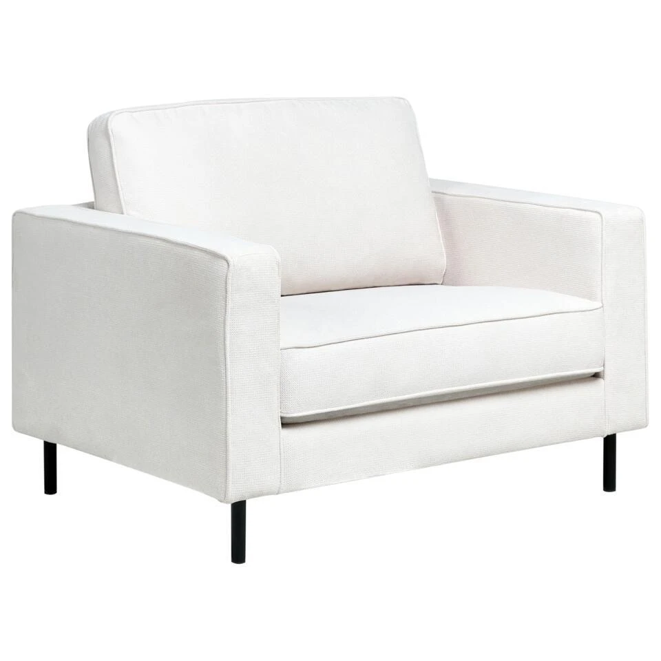SAVALEN - Fauteuil - Off-white - Stof 3 SAVALEN - Fauteuil - Off-white - Stof - Afbeelding 3