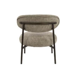 Fauteuil Zand Stof - Zithoogte 41cm - Round -Leen Bakker Fauteuils 20d9a1f5182447f9a6d76085022156b0