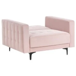 ABERDEEN - Fauteuil - Pastelroze - Fluweel 13 ABERDEEN - Fauteuil - Pastelroze - Fluweel -Leen Bakker Fauteuils 230e1bf268d4408db1fe66f7512064c3