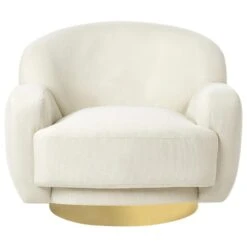 LEJRE - Fauteuil - Lichtbeige - Polyester -Leen Bakker Fauteuils 23230fb9a530485b8d78f106017122df
