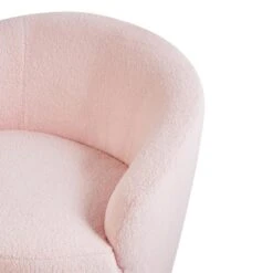 DAVIK - Fauteuil - Pastelroze - Bouclé 15 DAVIK - Fauteuil - Pastelroze - Bouclé -Leen Bakker Fauteuils 23d85c673ff14202992a1715edacc3a3