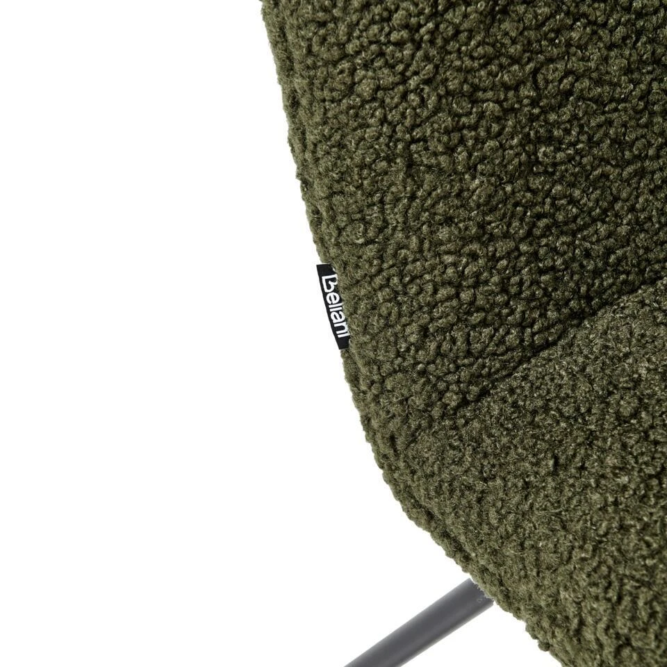 COTULLA - Fauteuil - Donkergroen - Bouclé 9 COTULLA - Fauteuil - Donkergroen - Bouclé - Afbeelding 9