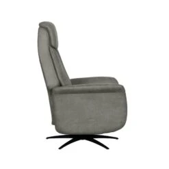 LABEL51 Fauteuil Oslo - Taupe - Micro Suede - Elektrisch - 87x79x112 Cm -Leen Bakker Fauteuils 2644fa39107445a68953c1a118d2d7b2