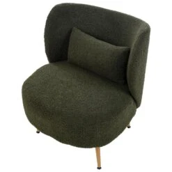 OTSBY II - Fauteuil - Donkergroen - Bouclé -Leen Bakker Fauteuils 268aef9965e84335add14e3c434061de