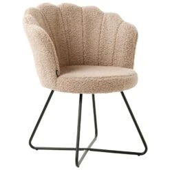 LOVELOCK - Fauteuil - Beige- Bouclé -Leen Bakker Fauteuils 281a1d4550644a8193626f81cbda2a48
