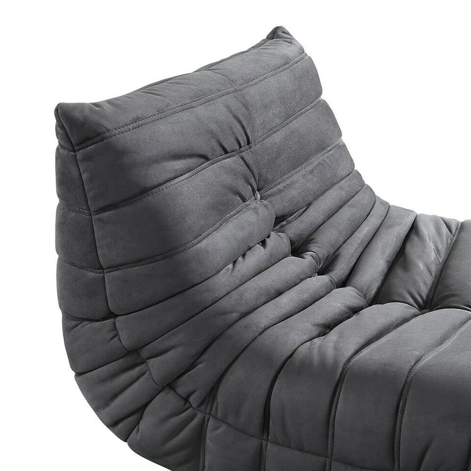 Merkloos HOME DELUXE Fauteuil - Grijs 5 Merkloos HOME DELUXE Fauteuil - Grijs - Afbeelding 5