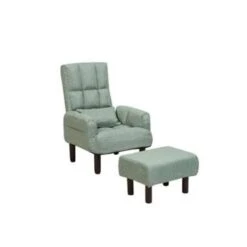 Beliani Fauteuil OLAND - Groen Polyester 6 Beliani Fauteuil OLAND - Groen Polyester -Leen Bakker Fauteuils 2a870325bd684159b72063c672b05bf3
