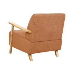 LESJA - Fauteuil - Oranje - Stof -Leen Bakker Fauteuils 2abff1863a5e4dde83fe6135be616454