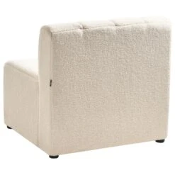 KAGE - Fauteuil - Lichtbeige - Bouclé -Leen Bakker Fauteuils 2b5dd604fa6541699092a8581f7ded20