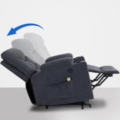 CLP Fauteuil Andover Zwart Frame - Stof - Donkergrijs -Leen Bakker Fauteuils 2dfaa5e4d788469f8be8897c317cf42f