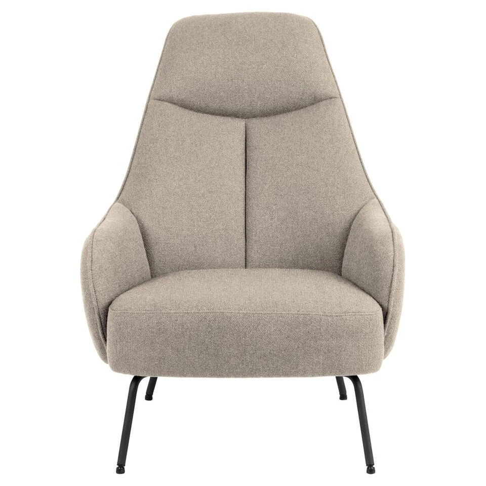 Fauteuil Beige - Zithoogte 40cm - 73x92x98cm - Bertus 4 Fauteuil Beige - Zithoogte 40cm - 73x92x98cm - Bertus - Afbeelding 4