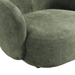 Merkloos HOME DELUXE Fauteuil CASARA Geweven Stof Donkergroen - 99 X 72 X 104 Cm -Leen Bakker Fauteuils 2eb78a5184fc46078453d2b3e456d8de