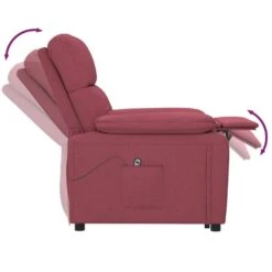 VidaXL - Fauteuil - Rood - Stof -Leen Bakker Fauteuils 305892dfde01485c8d4276e6db238f80