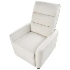 SANDE - Relaxfauteuil - Gebroken Wit - Stof -Leen Bakker Fauteuils 3161139ef7ea4b6a9b6ad307696b9ba3